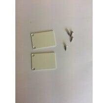 2x LED Profil Endkappen mit Schrauben PL5 C6 Spica