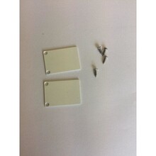 2x LED Alu-Profil Endkappen mit Schrauben PL5 C6 Spica – Weiß