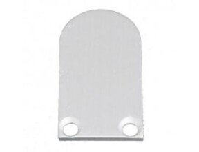 2x LED Alu Profil Endkappen mit Schrauben PL5 C5 Spica - Grau