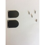 2x LED Profil Endkappen mit Schrauben PL5 C5 Spica