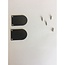2x LED Profil Endkappen mit Schrauben PL5 C5 Spica