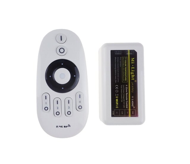 Farbige LED Streifen Fernbedienung - 4 Zonen - Miboxer FUT006 - RGB LED Steuerung, 24 Tasten, 16,4 Millionen Farben, 12V/24V kompatibel, für Innen- und Außenbereich Farbige LED Streifen Fernbedienung - 4 Zonen - Miboxer FUT006 - RGB LED Steuerung, 24 Tasten, 16,4 Millionen Farben, 12V/24V kompatibel, für Innen- und Außenbereich