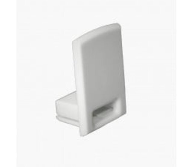 Endkappe für LED-Streifenprofile mit Kabeldurchführung – 15,1 mm Aluminium (ALU) – Passgenaue Abschlüsse für LED-Beleuchtungssysteme mit optimaler Kabelführung