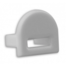 Endkappe für LED Profil mit Kabeldurchführung – 06.2ALU