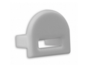 Endkappe für LED Profil mit Kabeldurchführung – 06.2ALU