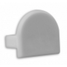 Endkappe für LED Aluminium-Profil 06.2ALU ohne Kabeldurchführung