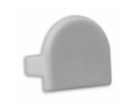 Endkappe für LED Aluminium-Profil 06.2ALU ohne Kabeldurchführung