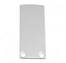 2 x LED-Profil Endkappen mit Schrauben für PL6 C3 Spica – Passend für LED-Streifen, Aluminiumprofile, 6 mm Breite, inkl. Montagematerial, hochwertige Abschlusskappen für professionelle LED-Beleuchtung