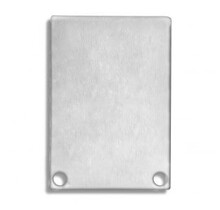 2x LED Profil Endkappen XL07.C2 ALU mit Schrauben