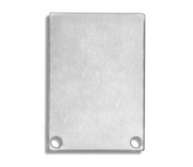 2x LED Profil Endkappen XL07.C2 ALU mit Schrauben