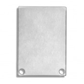 2x LED Profil Endkappen XL07.C2 ALU mit Schrauben