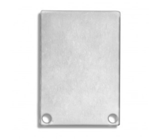 2x LED Profil Endkappen XL07.C2 ALU mit Schrauben