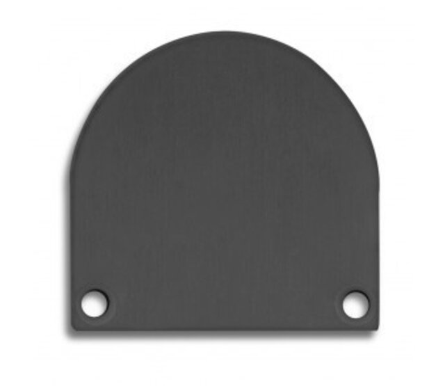 2 x LED-Profil Endkappen mit Montageschrauben – XL04ZWART.C4 – Kompatibel mit LED-Streifen, Aluminium-Profile, 10 mm Breite, schwarz, inkl. Befestigungsmaterial für professionelle LED-Beleuchtungslösungen