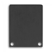 2 x Endkappen für LED-Aluminiumprofile inkl. Montageschrauben – XL04 Schwarz, kompatibel mit LED-Streifen, hochwertige Abschlusskappen für professionelle Beleuchtungslösungen, ideal für Innen- und Außenbereich.