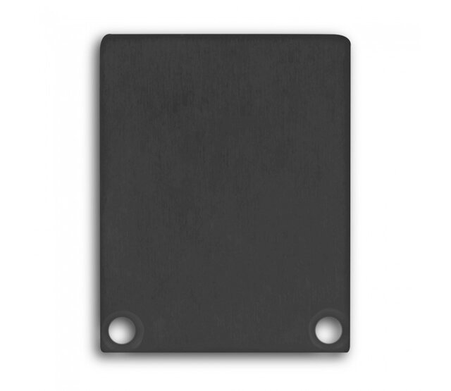 2 x Endkappen für LED-Aluminiumprofile inkl. Montageschrauben – XL04 Schwarz, kompatibel mit LED-Streifen, hochwertige Abschlusskappen für professionelle Beleuchtungslösungen, ideal für Innen- und Außenbereich.