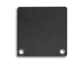 2x LED Alu-Profil Endkappen XL06 Schwarz inkl. Schrauben für LED Streifen