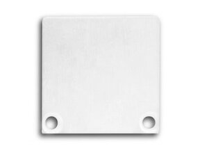 2x LED Alu-Profil Endkappen mit Schrauben XL06WIT.C1 – Weiß, passgenau