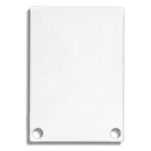 2x LED Aluprofil Endkappen inkl. Schrauben XL06.C4 – Weiß