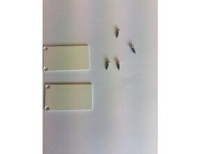 2x LED Profil Endkappen mit Schrauben XL06.C3 - Weiß | Zubehör für LED Streifen