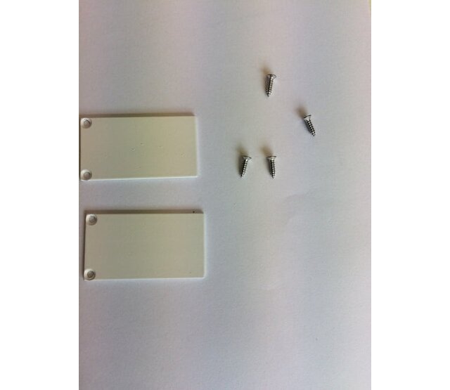 Kauf 2x LED Profil Endkappen mit Schrauben XL06.C3 Weiß