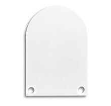 2x weiße LED-Profil Endkappen XL06.C4 mit Schrauben – Passend für LED-Streifen Aluminiumprofile – Hochwertige Abschlusskappen für professionelle LED-Beleuchtung
