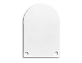 2x LED Alu-Profil Endkappen XL06.C4 in Weiß – inklusive Montageschrauben