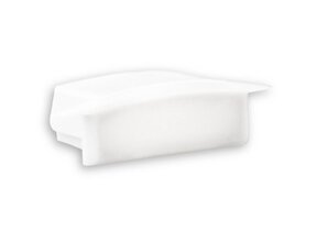 Endkappe für LED-Streifen-Profile ohne Kabeldurchführung – 08WIT