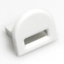 Endkappe mit Kabeldurchführung für LED Alu-Profil 16ALU