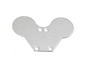 2x LED Alu-Profil Endkappen mit Schrauben PL12 Spica für LED Streifen