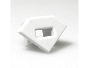 Endkappe mit Kabeldurchführung für LED Aluminium-Profil 23ALU