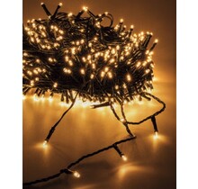 Warmweiße LED Weihnachtsbeleuchtung mit 600 LEDs – 50 Meter Lichterkette – IP44 zertifiziert für Innen- und Außenbereiche – Energieeffizient & langlebig – LUKSUS