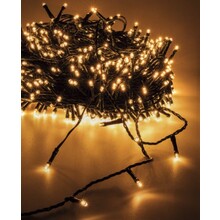 Weihnachtsbeleuchtung warmweiß 600 LED Lichter – 50m – IP44 innen & außen – LUKSUS