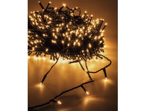 Weihnachtsbeleuchtung warmweiß 600 LED Lichter – 50m – IP44 innen & außen – LUKSUS