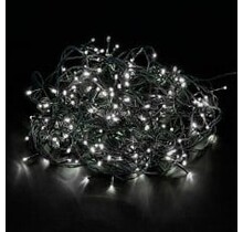 50m LED Weihnachtsbaumbeleuchtung mit 600 weißen LEDs, 230V, IP44, energiesparend, warmweiß, ideal für Garten, Terrasse & Fassade