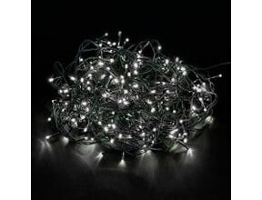 LED Weihnachtsbaumbeleuchtung 50m, 600 weiße LEDs, wetterfest, für Außen