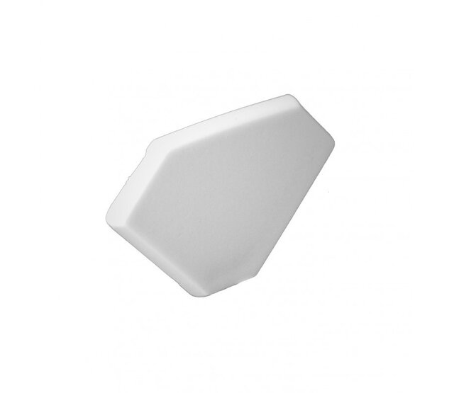 Aluminium Endkappe ohne Kabeldurchführung für LED Streifen - 11ALU, 20 mm Breite, passend für 12V/24V LED-Beleuchtung, hochwertige Alu-Profil-Abschlusskappe, staub- und spritzwassergeschützt