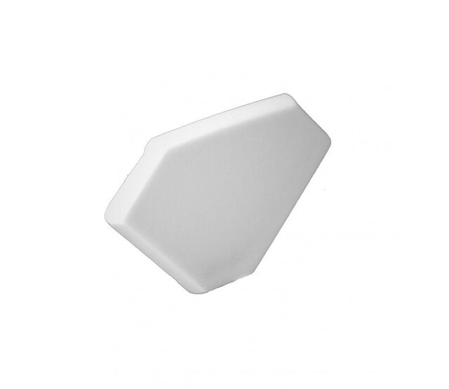 Aluminium Endkappe ohne Kabeldurchführung für LED Streifen - 11ALU, 20 mm Breite, passend für 12V/24V LED-Beleuchtung, hochwertige Alu-Profil-Abschlusskappe, staub- und spritzwassergeschützt