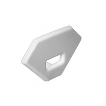 Endkappe für LED Aluminiumprofil 11ALU mit Kabeldurchführung