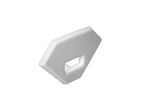 Endkappe für LED Aluminiumprofil 11ALU mit Kabeldurchführung