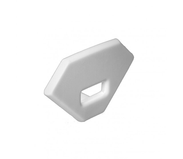 Endkappe für LED Aluminiumprofil 11ALU mit Kabeldurchführung – Präzise Passform für 11 mm LED-Streifen, einfache Montage, ideal für professionelle Beleuchtungsprojekte