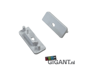 Endkappe mit Kabeldurchführung für LED-Streifen – 09 Weiß