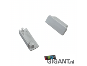 Endkappe ohne Kabeldurchführung - 09WIT für LED Streifen