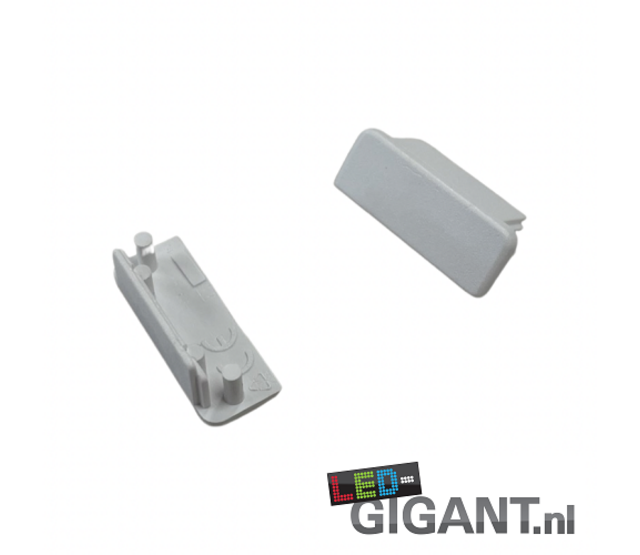 LED-Streifen-Endkappe ohne Kabeldurchführung - 09WIT, IP20, 12V/24V, für Aluminiumprofile, 10mm Breite, weiß, staubgeschützt, einfache Montage LED-Streifen-Endkappe ohne Kabeldurchführung - 09WIT, IP20, 12V/24V, für Aluminiumprofile, 10mm Breite, weiß, staubgeschützt, einfache Montage