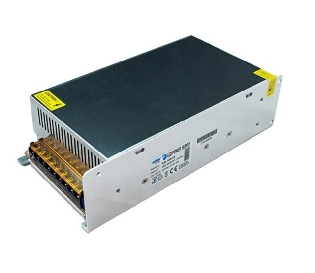 LED-Netzteil 500 Watt 12 Volt 41,6 Ampere IP20 – Konstantspannungsquelle für LED-Streifen, -Panels & -Leuchten, 100-240V AC Eingang, 12V DC Ausgang, 41,6A Stromstärke, für Innenbereich LED-Netzteil 500 Watt 12 Volt 41,6 Ampere IP20 – Konstantspannungsquelle für LED-Streifen, -Panels & -Leuchten, 100-240V AC Eingang, 12V DC Ausgang, 41,6A Stromstärke, für Innenbereich