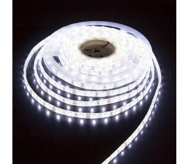 Vollständiges LED Streifen Set drahtlos dimmbar, kaltweiß 6000K, 12W, 1020LM, 60LED/m, 12V – 10m | Perfekt für Innen- und Außenbeleuchtung