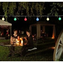 LED Partybeleuchtung – 50 LEDs – Multicolor – 14,7m Lichterkette