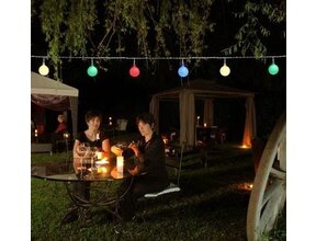 LED Partybeleuchtung – 50 LEDs – Multicolor – 14,7 m Lichterkette