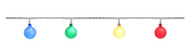 LED Partybeleuchtung – 50 RGB LEDs – 14,7 Meter Lichterkette mit Mehrfarben-Effekten, Fernbedienung, IP65 wasserdicht, 12V Niederspannung, ideal für Events und Dekoration