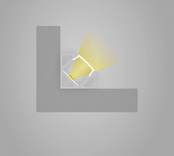 50 Meter LED-Streifen Aluminium-Eckprofil 25,66 mm x 18,01 mm mit Abdeckung – P23 (Weiß) – Hochwertiges Profil für LED-Beleuchtung, präzise Maße, optimale Lichtstreuung, ideal für Innen- und Außenbereich