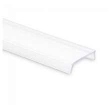 1 Meter Opal LED-Profilabdeckung für LED-Streifen - 11,5 mm Breite - Diffuslichtstreuung - Aluminiumprofilabdeckung - Präzisionsabdeckung für LED-Beleuchtung